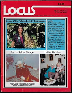 LOCUS the Newspaper of the Science Fiction Field: #378, July 1992