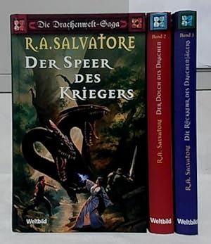 Die Drachenwelt-Saga. Band 1: Der Speer des Kriegers. + Band 2: Der Dolch des Drachen. + Band 3: ...