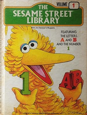 Bild des Verkufers fr The Sesame Street Library Volume 1 w/ Jim Henson's Muppets Feat. The Letters A and B and the Number 1 zum Verkauf von Kayleighbug Books, IOBA