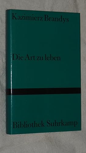 Seller image for Die Art zu leben. for sale by Versandantiquariat Ingo Lutter