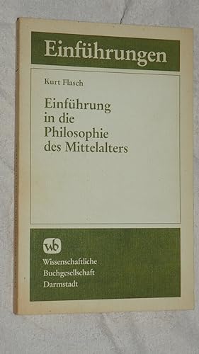 Seller image for Einfhrung in die Philosophie des Mittelalters. for sale by Versandantiquariat Ingo Lutter