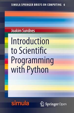 Immagine del venditore per Introduction to Scientific Programming with Python venduto da BuchWeltWeit Ludwig Meier e.K.