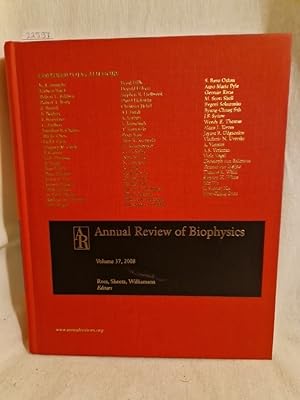 Bild des Verkufers fr Annual Review of Biophysics, Volume 37, 2008. zum Verkauf von Versandantiquariat Waffel-Schrder