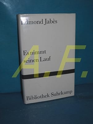 Seller image for Es nimmt seinen Lauf (Bibliothek Suhrkamp 766) for sale by Antiquarische Fundgrube e.U.