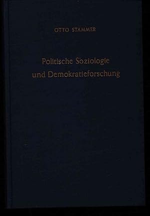 Imagen del vendedor de Politische Soziologie und Demokratieforschung. a la venta por Antiquariat Bookfarm