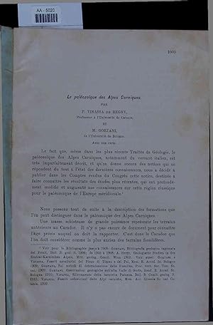 Seller image for Le paleozoique des Alpes Carniques. for sale by Antiquariat Bookfarm