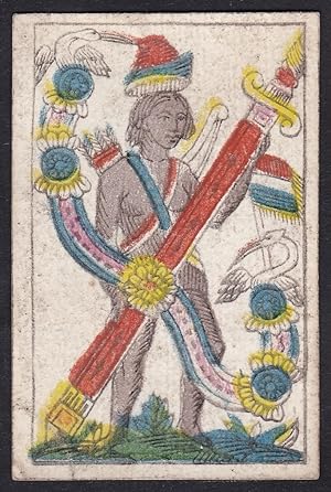 (Schwerter Ass) - ace of swords / espadas / playing card carte a jouer Spielkarte cards cartes / ...