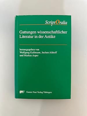 Immagine del venditore per Gattungen wissenschaftlicher Literatur in der Antike. venduto da Wissenschaftl. Antiquariat Th. Haker e.K
