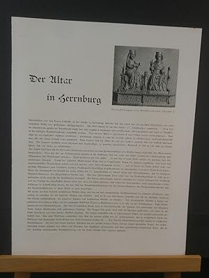 Immagine del venditore per Der Altar zu Herrnburg. venduto da ANTIQUARIAT Franke BRUDDENBOOKS