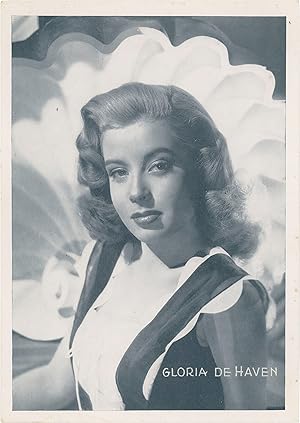 Original promotional photograph of Gloria DeHaven, circa 1950s