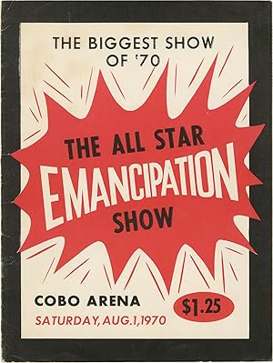 Bild des Verkufers fr The All Star Emancipation Show (Original program for the 1970 show) zum Verkauf von Royal Books, Inc., ABAA