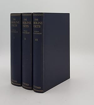 MINOR POETS OF THE CAROLINE PERIOD Volume I, Volume II, Volume III