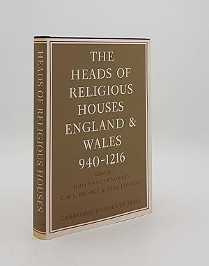 Bild des Verkufers fr THE HEADS OF RELIGIOUS HOUSES ENGLAND WALES England and Wales 940-1216 zum Verkauf von Rothwell & Dunworth (ABA, ILAB)
