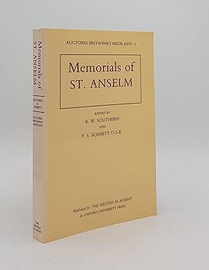 Bild des Verkufers fr MEMORIALS OF ST ANSELM Auctores Britannici Medii Aevi I. zum Verkauf von Rothwell & Dunworth (ABA, ILAB)