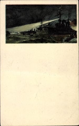 Seller image for Knstler Ansichtskarte / Postkarte Deutsche Kriegsschiffe, Kaiserliche Marine, Opfertag 1916 fr Heer und Marine for sale by akpool GmbH