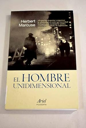 Seller image for El hombre unidimensional for sale by Alcan Libros