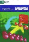 Seller image for ALGEBRA MATRICIAL PARA ECONOMA Y EMPRESA for sale by AG Library