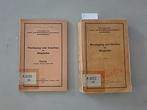 Werdegang und Schriften der Mitglieder + Nachtrag zu: Werdegang und Schriften der Mitglieder :