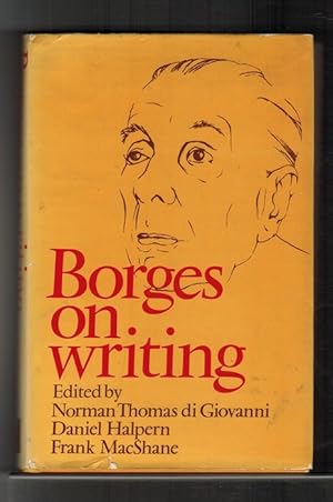 Image du vendeur pour Borges on writing. mis en vente par La Librera, Iberoamerikan. Buchhandlung