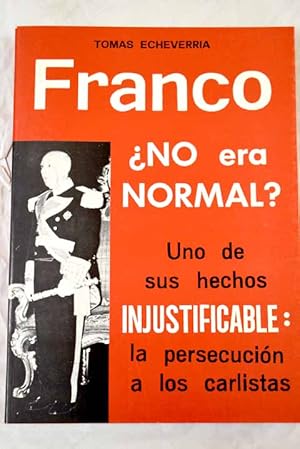 Seller image for Franco no era normal? for sale by Alcan Libros