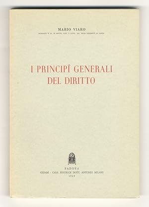 I principî generali del diritto.