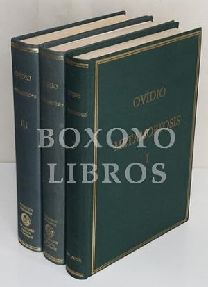 Immagine del venditore per Metamorfosis. Volmenes I, II y III (LIB. XI-XV) 3 edicin. Traduccin por Antonio Ruiz de Elvira. Texto, notas e ndices de nombres por Bartolom Segura Ramos venduto da Boxoyo Libros S.L.