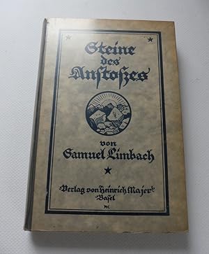 Imagen del vendedor de Steine des Anstoes. Allerlei Anste und Widersprche der heiligen Schrift und ein Versuch ihrer Lsung / 4. u. 5. Tausend. a la venta por Antiquariat Maralt