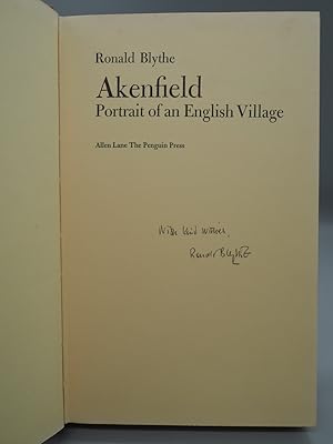 Bild des Verkufers fr Akenfield. Portrait of an English Village. zum Verkauf von ROBIN SUMMERS BOOKS LTD