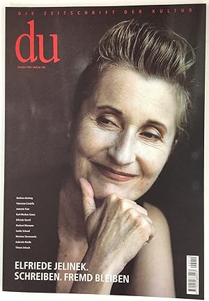 Bild des Verkufers fr Elfriede Jelinek. Schreiben. Fremd bleiben. (DU, Heft Nr. 700, Oktober 1999). zum Verkauf von Antiquariat Heiner Henke