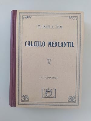 Imagen del vendedor de CLCULO MERCANTIL 1939. a la venta por TraperaDeKlaus