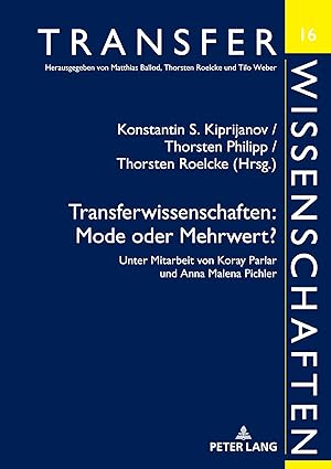 Seller image for Transferwissenschaften: Mode oder Mehrwert? for sale by moluna