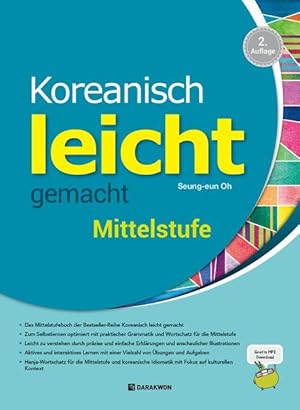Seller image for Koreanisch leicht gemacht - Mittelstufe, mit 1 Audio for sale by moluna