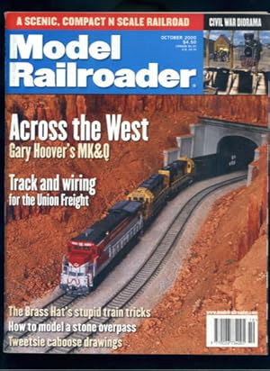 Bild des Verkufers fr Model Railroader October 2000 zum Verkauf von Lazy Letters Books