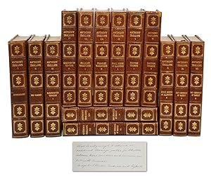 The Barsetshire Novels (14 volume set with piece of Trollope's original manuscript)