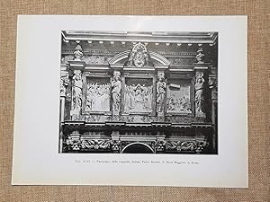 Image du vendeur pour Roma nel 1917 Particolare della Cappella Sistina Pietro Bernini S.Maria Maggiore mis en vente par LIBRERIA IL TEMPO CHE FU