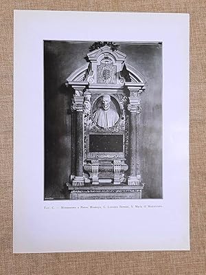 Image du vendeur pour Roma 1917 Monumento Pietro Montoya Bernini S. Maria in Monserrato degli Spagnoli mis en vente par LIBRERIA IL TEMPO CHE FU