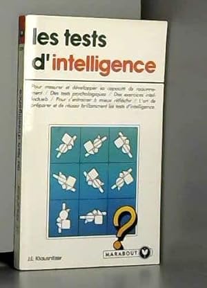 Image du vendeur pour LES TESTS D'INTELLIGENCE mis en vente par Dmons et Merveilles