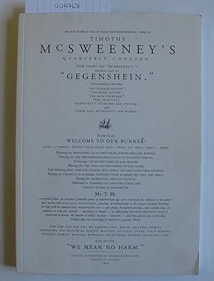 Timothy McSweeney's Quarterly Concern ["Gegenshein"]