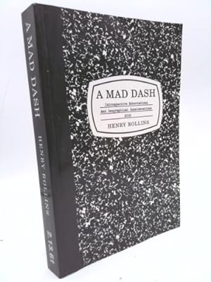 Bild des Verkufers fr A Mad Dash by Henry Rollins (January 1, 2009) Paperback zum Verkauf von ThriftBooksVintage