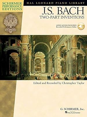 Seller image for JS Bach: Two Part Inventions (Hal Leonard Piano Library) (Includes Online Access Code): Schirmer Performance Editions for sale by WeBuyBooks