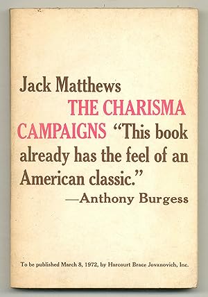 Immagine del venditore per The Charisma Campaigns venduto da Between the Covers-Rare Books, Inc. ABAA