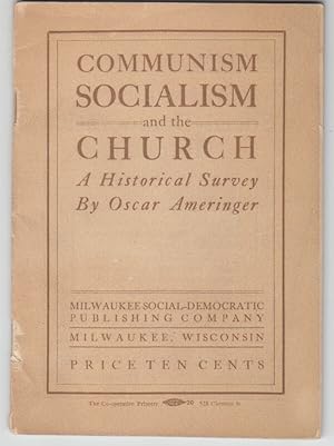 Bild des Verkufers fr Communism Socialism and the Church A Historical Survey zum Verkauf von Beasley Books, ABAA, ILAB, MWABA