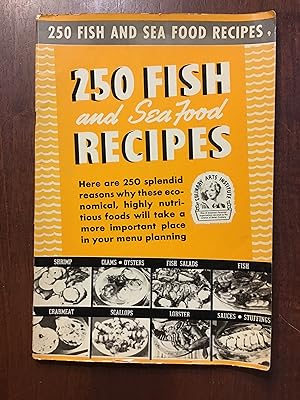 Seller image for 250 Fish and Seafood Recipes for sale by Shadetree Rare Books