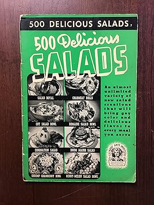 Seller image for 500 Delicious Salads for sale by Shadetree Rare Books