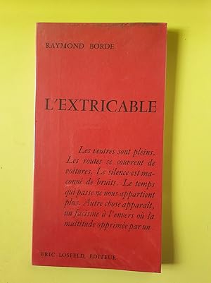 Seller image for L'extricable for sale by Dmons et Merveilles