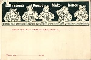 Ansichtskarte / Postkarte Wien, Jubiläums-Ausstellung 1898, Kathreiners Kneipp Malz-Kaffee