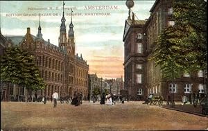 Bild des Verkufers fr Ansichtskarte / Postkarte Amsterdam Nordholland Niederlande, Postamt, NZ Burgwal zum Verkauf von akpool GmbH