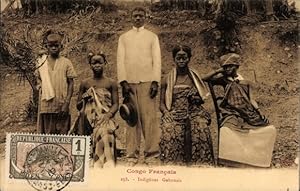 Ansichtskarte / Postkarte Kongo-Französisch, gebürtige Gabuner