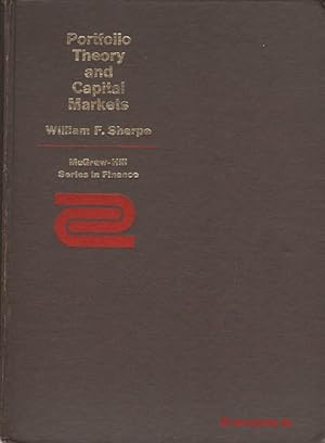 Seller image for Portfolio Theory and Capital Markets. McGraw-Hill Series in Finance. for sale by Antiquariat Hohmann