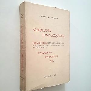 Imagen del vendedor de Antologa tonivazquista a la venta por MAUTALOS LIBRERA